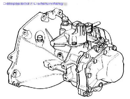 Schaltgetriebe VW Caddy III Kasten/Großraumlimousine (2KA) LWR MQW NGE