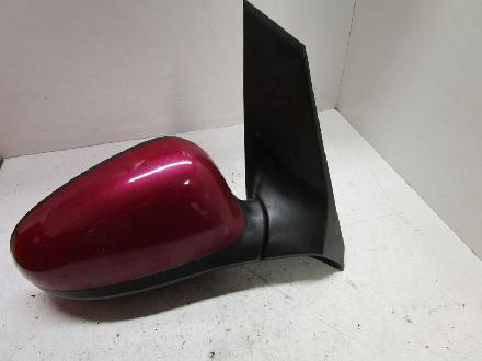 Außenspiegel elektrisch lackiert rechts Rot Funky Magenta Met., Halter beschädigt FORD KA (RU8) 1.2 51 KW 7355319080S