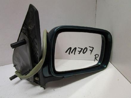 Außenspiegel elektrisch lackiert rechts Farbe: Grün Metallic LC6P. Schramme(Bild). VW POLO (6N1) 60 1.4 44 KW 6N1857508A