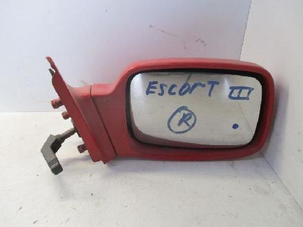 Außenspiegel mechanisch lackiert rechts rot, leichte Kratzer FORD ESCORT IV (GAF, AWF, ABFT) 1.1 37 KW 053-759