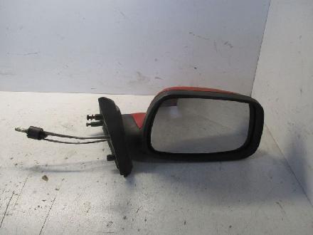 Außenspiegel mechanisch lackiert rechts rot, verblasst, leichte Kratzer SEAT IBIZA I (021A) 1.7 72 KW 25771