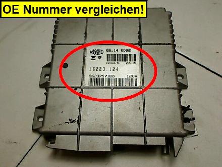 Einspritzsteuergerät Peugeot 306 7D/7/7A/1C/1A 9623757180