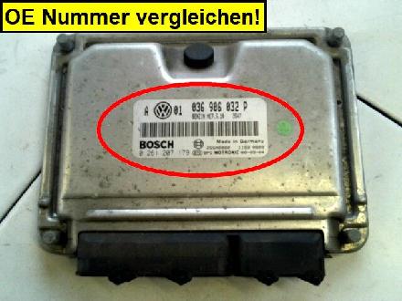 Einspritzsteuergerät VW Golf 1 J 0261207179