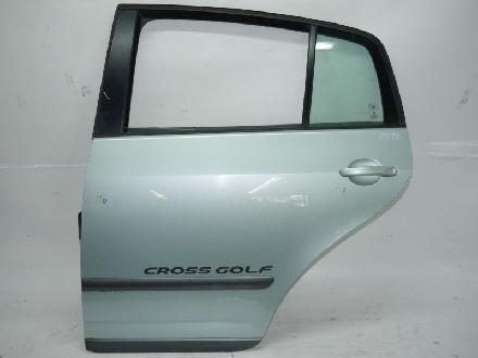 Tür links hinten LP7X / Ice Silver -met. VW GOLF PLUS CROSS GOLF (5M1, 521) 1.9 TDI 77 KW