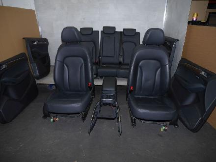 Sitze komplett LEDER SCHWARZ AUDI Q5 (8RB) 3.0 TFSI QUATTRO 200 KW