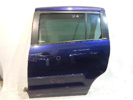 Mazda 5 CR Türe hinten links komplett mit Seitenscheibe , Schiebetüre hinten links , Fensterheber elektrisch , Farbe : lila blau met. 