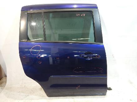 Mazda 5 CR Türe hinten rechts komplett mit Seitenscheibe , Schiebetüre hinten rechts , Fensterheber elektrisch , ROST , Farbe : lila blau met. 