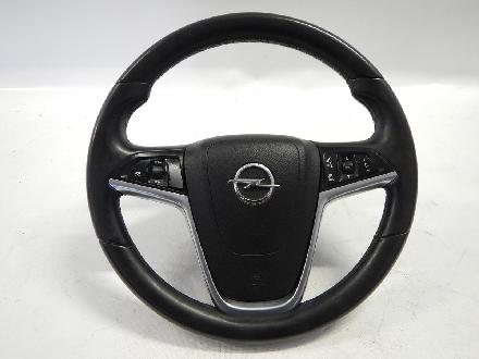 Opel Insignia A Lenkrad 13316547 Leder komplett mit Airbag 13270401 , Lederlenkrad , Multifunktionslederlenkrad , Schalter Tempomat und Sprachsteuerung , Lenkrad ; 