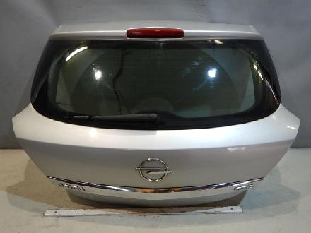Opel Astra GTC Heckklappe 3-Türer mit getönter Heckscheibe, dritte Bremsleuchte, Heckwischermotor, Kofferraumklappe, Heckdeckel, Klappe hinten, Deckel hinten 
Farbcode:Z157 Starsilber