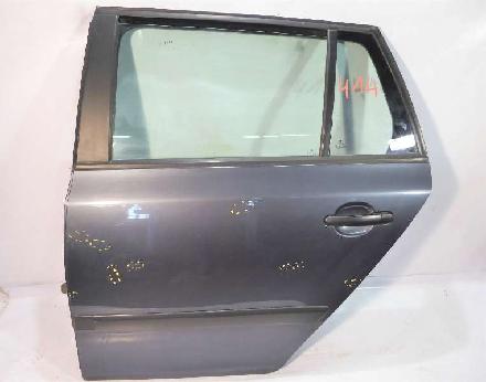 Skoda Fabia II Kombi Türe hinten links komplett , Fensterheber manuell , 9153 anthracite grey met