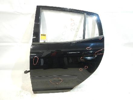 Kia Picanto I BA Türe hinten links 5-Türer komplett mit Seitenscheibe , Fensterheber manuell , Farbe : Z1 schwarz met. 