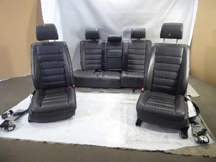 VW Touareg 7L Innenausstattung Leder schwarz , Leder Sitze komplett mit Gurten vorne , Stze vorne Elektrisch mit Sitzheizung , Ledersitze vorne und hinten