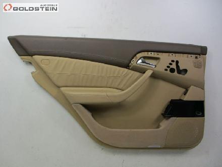 Türverkleidung links hinten lange 514 Leder Exklusiv Nappa java Beige MERCEDES-BENZ S-KLASSE (W220) S 600 LANG BRABUS 270 KW A2207303170