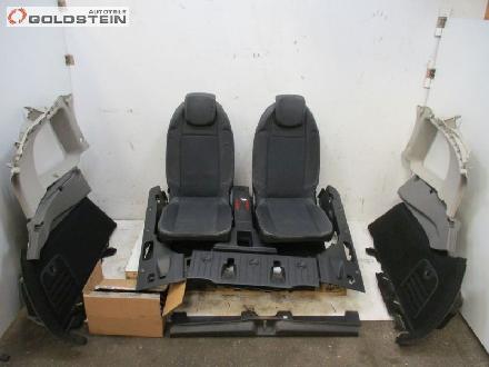 Sitz hinten 3 Dritte Reihe Sitzreihe Sitze Hinten Teilleder RENAULT GRAND SCENIC II (JM0/1_) 2.0 DCI 110 KW