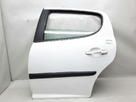 Peugeot 207 WC Tür links hinten BJ2010 5-türig Fließheck weiß banquise