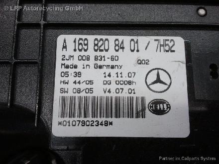 Mercedes B-Klasse W245 BJ2007 Innenleuchte vorn Bedieneinheit 1698208401 7H52