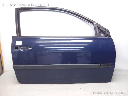 Renault Megane 2 Bj2002 Tür vorn rechts Beifahrertür 3-türig blau Rohbau