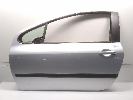 Peugeot 307 Bj.2003 original Tür vorn links 3-Türer Fahrertür EZR-Aluminiumgrau