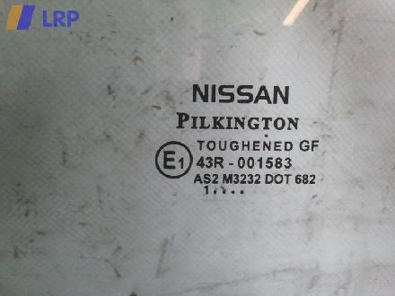 Nissan Note E11 Bj.2012 original Türscheibe hinten links grüncol.