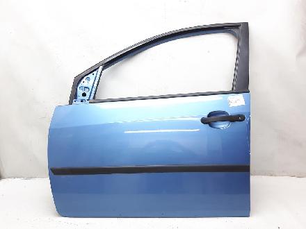 Ford Fiesta 6 Bj.2003 original Tür vorn links 5-türig Metropolis-Blau Metallic