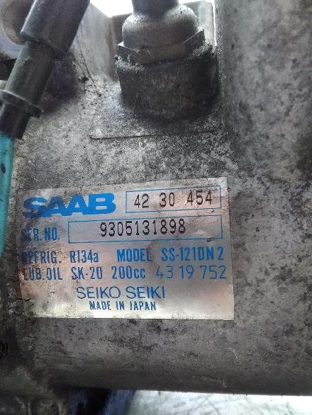 Saab 900 Coupe Klimakompressor 4230454 9305131898 SEIKO SEKI BJ1993