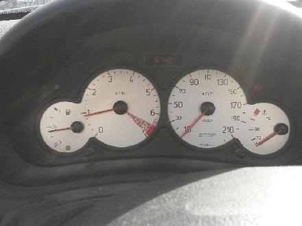 Tachometer Kombiinstrument PEUGEOT 206 CC (2D) 1.6 16V 80 KW