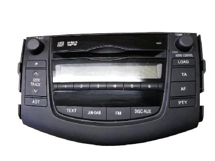 CD-Radio MP3 CD Radio TOYOTA RAV 4 III ZSA35 2.0 VALVEMATIC 2WD 116 KW 86120-42280