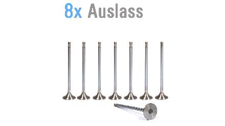 8x Auslassventile für Nissan Opel Interstar 2,2 dCi G9T G9T722 G9T607 7701472670 NEU