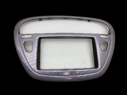 Peugeot 607 04-10 Blende Einbaurahmen Karbon Look für Display