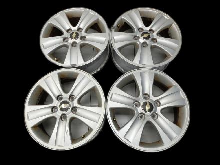 Chevrolet Captiva S10 06-11 4x Felgen Alufelgen 5X115 6.5X16Zoll ET46