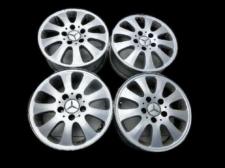 Mercedes W169 A150 04-08 4x Felgen Alufelgen 5X112 6X15Zoll ET44