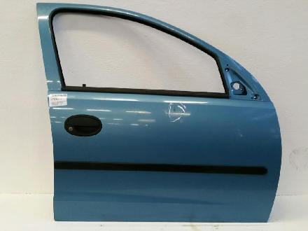 Opel Corsa C Bj.01 Tür vorn rechts 5-türer blau Z20N GM 13114684