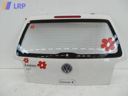 VW Lupo 6X Heckklappe mit Scheibe weiss Kofferklappe