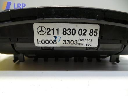 Mercedes E Klasse S211 BJ 04,Klimabedienteil hinten,2118300285 Heizbetätigung