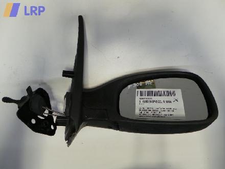 Peugeot 306 BJ 2001 Außensoiegel rechts mechanisch Spiegel Silber