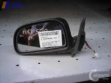Mitsubishi Colt CJ0 BJ 1999 Außenspiegel links elektrisch Spiegel unlackiert