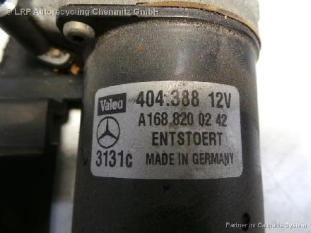 Mercedes A-Klasse W168 BJ 2001,Wischermotor vorn Scheibenwischer A1688200242