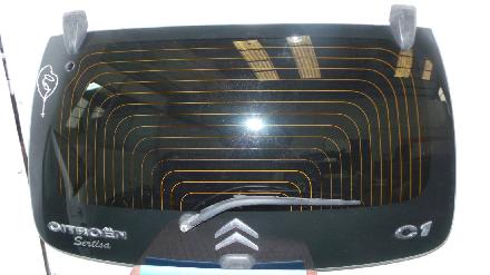 Heckklappe mit Fensterausschnitt Sonstiger Hersteller Sonstiges Modell () Ano 2005 DOT24-AS2-M62