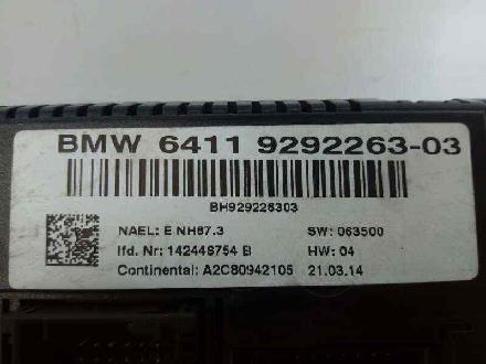 Bedienelement für Klimaanlage BMW X3 (F25) 6411929226303
