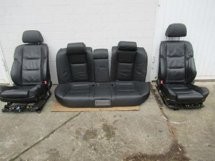 Sitze komplett Sportsitze Sitzausstattung Leder schwarz BMW 7 (E65, E66, E67) 730 LD 170 KW