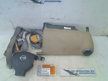 Airbag Set 2 gordels / module / dasboarda 0285001911 Nissan Note (E11) Großraumlimousine 1.6 16V (HR16DE) 2007-03