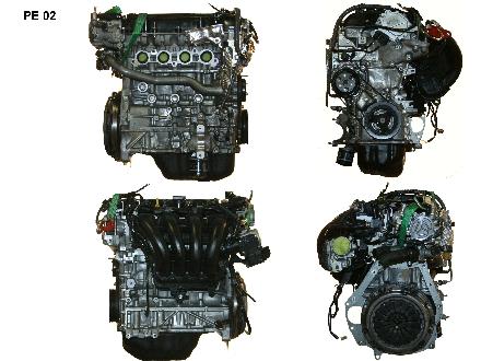 Motor ohne Anbauteile (Benzin) Mazda 121 III (JASM, JBSM) PE02