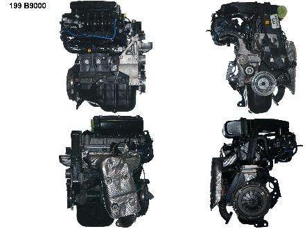 Motor ohne Anbauteile (Benzin) Fiat Punto (199) 199B9000