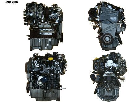 Motor ohne Anbauteile (Diesel) Nissan Juke (F15) K9K636