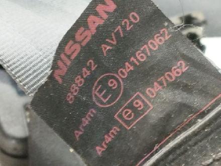 Sicherheitsgurt mitte Nissan Primera (P12) 04167062