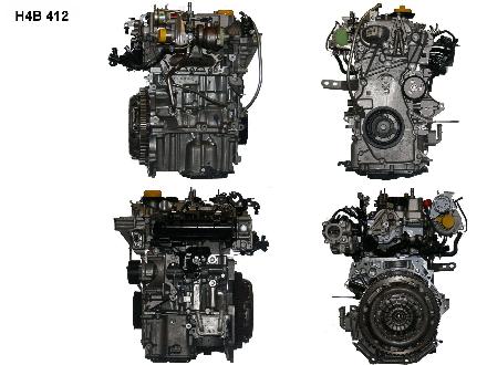 Motor ohne Anbauteile (Benzin) Dacia Logan II () H4B412