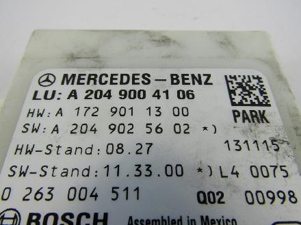 Steuergerät Einparkhilfe Mercedes-Benz C-Klasse (W204) a2049004106