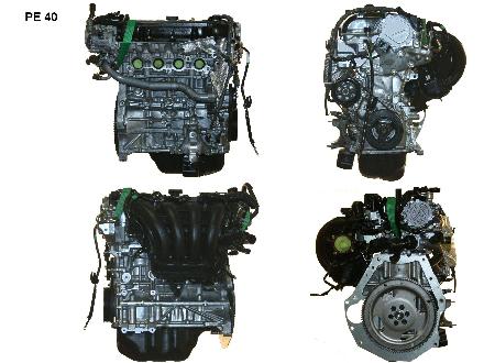 Motor ohne Anbauteile (Benzin) Mazda 121 III (JASM, JBSM) PE40