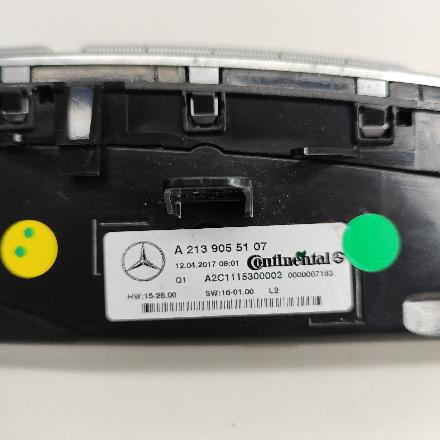 Steuergerät Klimaanlage Mercedes-Benz E-Klasse (W213) A2139055107