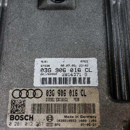 Steuergerät Motor Audi A4 Avant (8E, B7) 03G906016CL